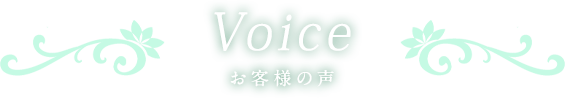 Voice お客様の声